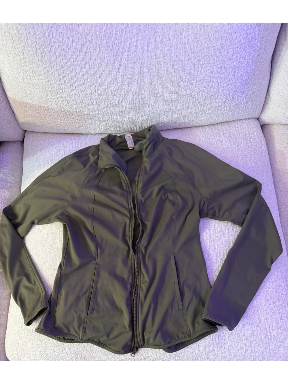Yogalicious Olive Green Workout Jacket